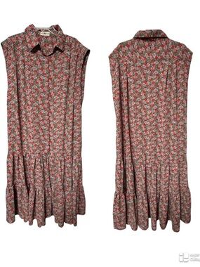 Natural Life NWOT button up floral shirt dress